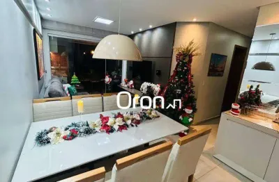 Apartamento mobiliado com 3 dormitórios à venda, 90 m² por r$ 690.000 - alto da glória - goiânia/go