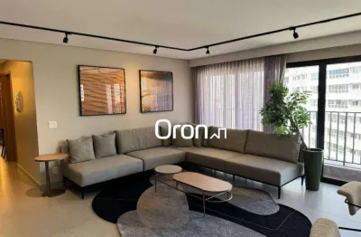 Apartamento mobiliado com 3 dormitórios à venda, 137 m² por r$ 1.620.000 - setor marista - goiânia/go