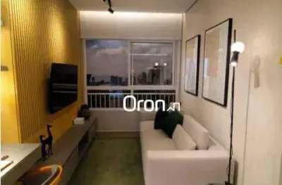 Flat com 1 dormitório à venda, 40 m² por r$ 368.000,00 - setor leste universitário - goiânia/go