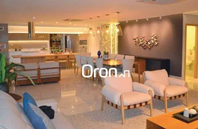 Apartamento com 4 dormitórios à venda, 220 m² por r$ 1.890.000,00 - setor marista - goiânia/go