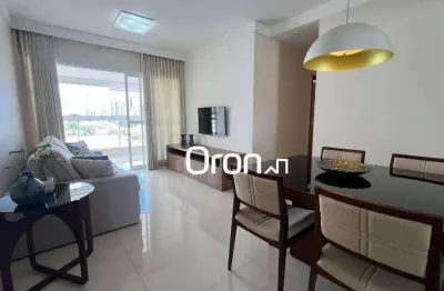 Apartamento mobiliado com 3 dormitórios à venda, 84 m² por R$ 690.000 - Setor Bueno - Goiânia/GO