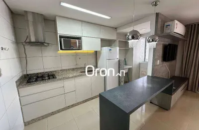 Flat mobiliado com 1 dormitório à venda, 36 m² por R$ 419.000 - Setor Bueno - Goiânia/GO