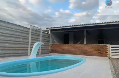 Ocean vende: itaipuaçu, casa 2 quartos sendo 1suíte, armários, área de lazer, piscina, churrasqueira