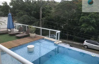 Ocean vende: varzea, niterói, casa 3 quartos(2suítes+closet), piscina borda infinita, 2 área gourmet