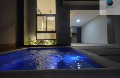 Ocean vende: : itaipuaçu, casa 2 (1 suíte com 20m²), spa para 8 pessoas  com amplo  jardim, garagem