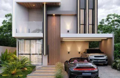 Casa com 4 dormitórios à venda, 268 m² por r$ 1.700.000 - terras alphaville - campina grande/pb