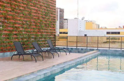 Apartamento com 1 dormitório à venda, 62 m² por r$ 720.000,00 - cabo branco - joão pessoa/pb