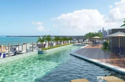 Apartamento com 2 dormitórios à venda, 76 m² por r$ 913.000,00 - tambaú - joão pessoa/pb