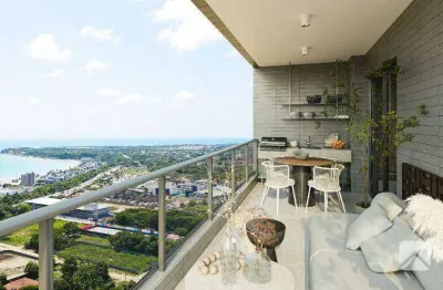 Apartamento com 3 dormitórios à venda, 97 m² por r$ 976.908 - altiplano cabo branco - joão pessoa/pb
