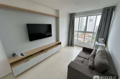 Apartamento com 2 quartos, mobiliado, para alugar por r$ 3.200/mês - centro - campina grande/pb
