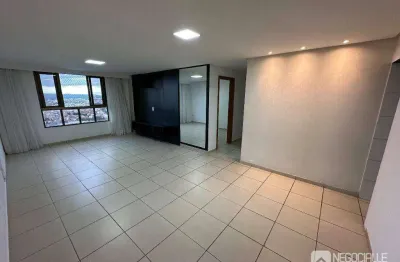 Apartamento com 3 quartos, sendo 2 suítes, à venda, 100 m² por r$ 599.000 - centro - campina grande/pb