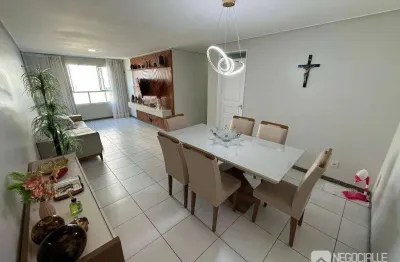 Apartamento com 3 quartos, sendo 1 suíte, à venda, 90 m² por r$ 400.000 - catolé - campina grande/pb