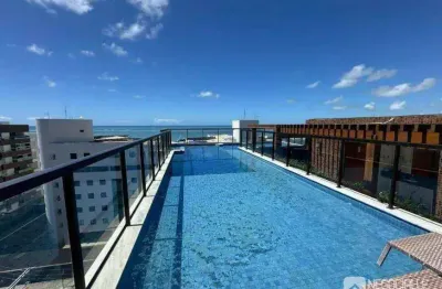 Apartamento com 2 dormitórios à venda, 54 m² por r$ 650.000 - ponta de campina - cabedelo/pb