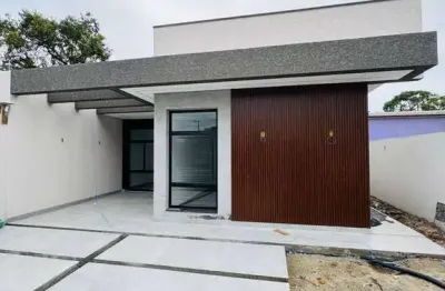 Casas modernas 3 quartos sendo 1 suíte com edícula e opção com piscina