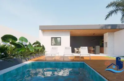 Casas modernas 3 quartos sendo 1 suíte com edícula e opção com piscina