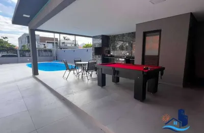 Casa térrea 50 m do mar com piscina, edícula e espaço externo baln riviera