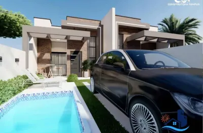 Casa térrea 3 quartos sendo 1 suíte 450 m do mar bom retiro matinhos-pr