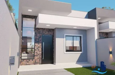 Lançamento casas com 2 quartos sendo 1 suíte no balneário gaivotas pr!!!