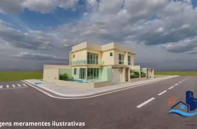 Sobrado de alto padrão no residencial murano – baln. marajó, matinhos/pr