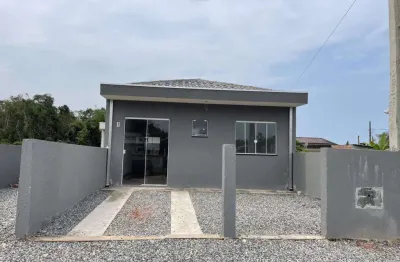 Casa com 3 dormitórios à venda, 58 m² por r$260.000,00 - cambiju - itapoá/sc