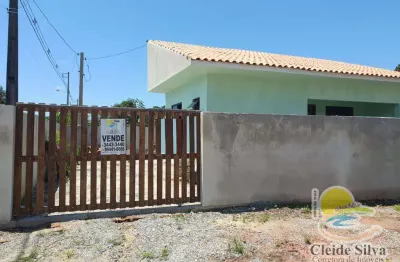 Casa com 01 dormitório à venda, 40 m² por r$ 170.000,00 - brandalize - itapoá/sc