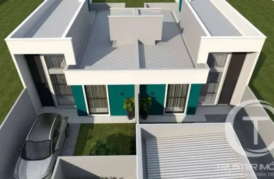 Casa a Venda no Periolo, 3 Quartos, 2 Vagas, sobra de terreno: R$ 430.000