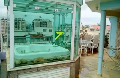 Excelente cobertura à venda na barra da tijuca - 3 quartos, 1 suíte, 2 vagas de garagem e 200m² de área - rio de janeiro-rj