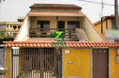 Casa à venda em rio das ostras-rj, no bairro recanto, com 4 quartos, 2 salas, 3 banheiros e 132m² de área