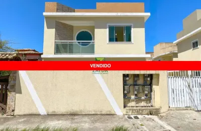 Casa duplex nova com 03 quartos, no bairro peixe dourado ii em barra de são joão. use o seu fgts
