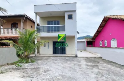 Casa duplex com quintal e 02 suítes, no bairro peixe dourado ii, em barra de são joão.