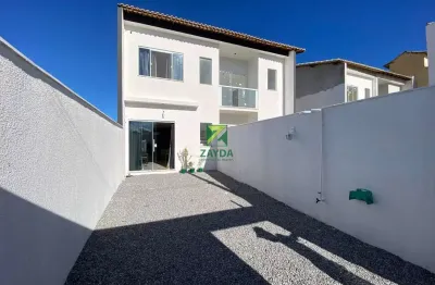 Casa á venda na quadra da praia no bairro peixe dourado i - barra de são joão, 2 quartos, 1 sala, 2 banheiros, 1 vaga, 78m²