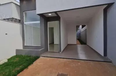 Casa nova – 3 quartos com área de churrasqueira próx à cidade adm de aparecida