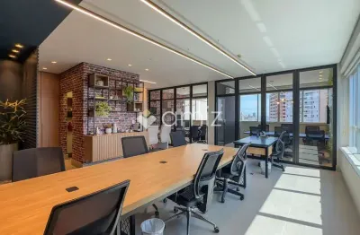 Sala comercial mobiliada, 74,00m² - euro working concept - setor oeste