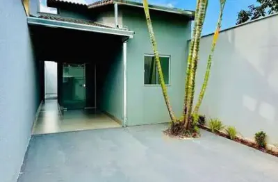 Casa á venda no residencial santa fé, 2 quartos terreno com 125 metros quadrados