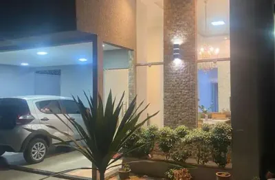 Casa lindíssima no Brisas da Mata lote inteiro de 300m² – 3/4 sendo 1 suíte + Área Gourmet