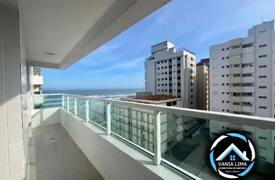 Apartamento novo vista mar  pronto para morar em mongaguá centro