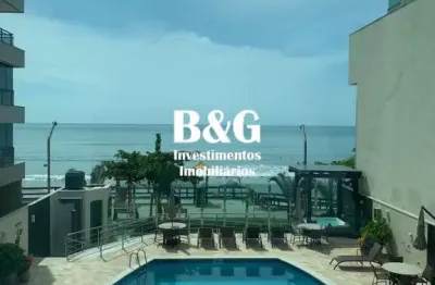Apartamento 50m do mar, vista definitiva da praia, 04 suites