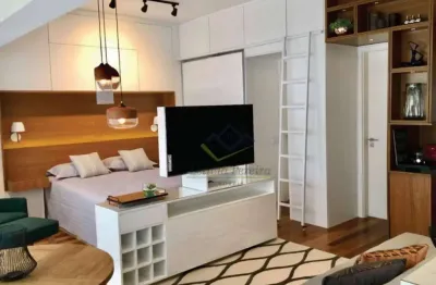 Apartamento com 1 dormitório à venda, 50 m² por r$ 850.000,00 -  alphaville - santana de parnaíba/sp