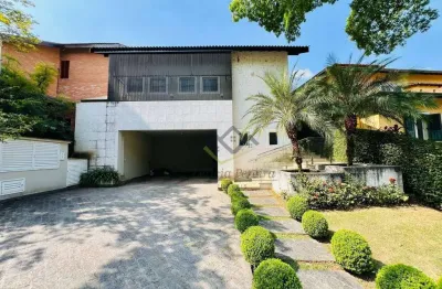 Casa com 4 dormitórios para alugar, 321 m² por r$ 17.769,32/mês - residencial cinco (alphaville) - santana de parnaíba/sp