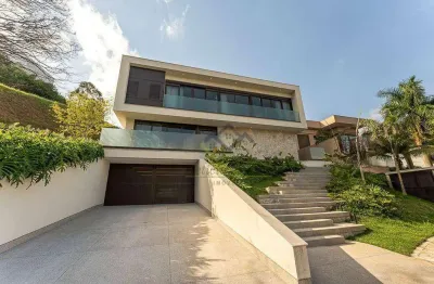 Casa com 5 dormitórios à venda, 610 m² por r$ 11.990.000 - colinas da anhangüera - santana de parnaíba/sp