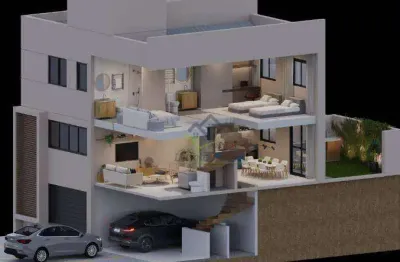 Sobrado com 3 dormitórios à venda, 108 m² por r$ 755.040,00 - vila oliveira - mogi das cruzes/sp