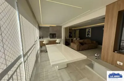 Apartamento de alto padrão a venda, 03 suítes, 02 vagas, varanda gourmet, chácara california, são paulo