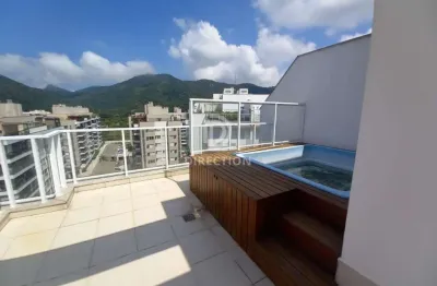 Cobertura com 3 quartos à venda na rua teixeira heizer, recreio dos bandeirantes, rio de janeiro, 147 m2 por r$ 799.000