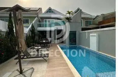 Casa em condomínio fechado com 4 quartos à venda na rua armando santos, recreio dos bandeirantes, rio de janeiro, 328 m2 por r$ 2.800.000