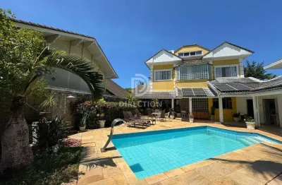 Casa em condomínio fechado com 6 quartos à venda na avenida prefeito dulcídio cardoso, barra da tijuca, rio de janeiro, 550 m2 por r$ 2.800.000