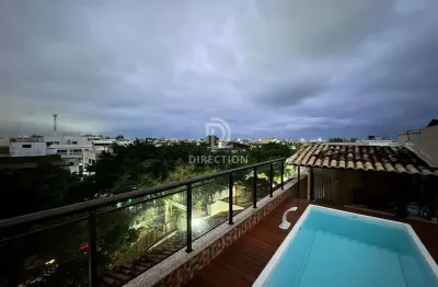 Cobertura com 5 quartos à venda na avenida glaucio gil, recreio dos bandeirantes, rio de janeiro, 370 m2 por r$ 1.700.000