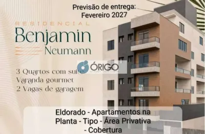 Apartamento na planta - 3 quartos - suíte - 2 vagas - elevador - fev/2027