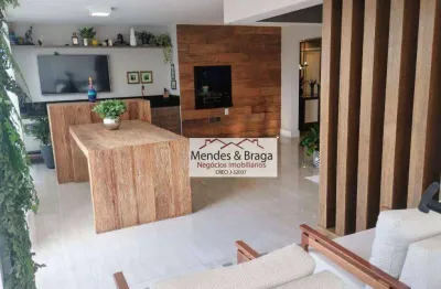 Apartamento com 3 dormitórios à venda, 182 m² por r$ 2.100.000,00 - vila rosália - guarulhos/sp