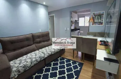 Apartamento com 2 dormitórios à venda, 38 m² por r$ 265.000,00 - jardim albertina - guarulhos/sp