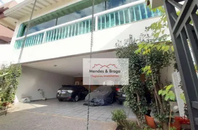 Estuda permuta - sobrado com 4 dormitórios à venda, 455 m² por r$ 1.500.000 - jardim santa mena - guarulhos/sp